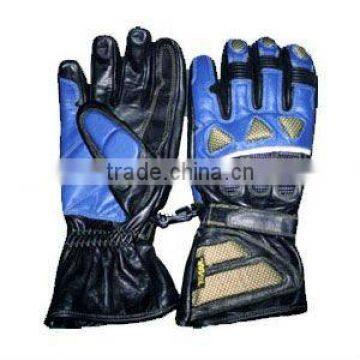 Leather Racing Glove, Motorcycle Racing Glove