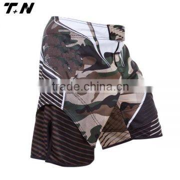 Fashion camo sublimated mma fight shorts