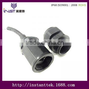 INST RJ45 receptacle waterproof connector