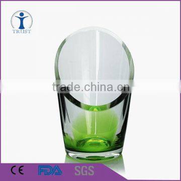 wholesale custom Glassware green storm lantern Machine made