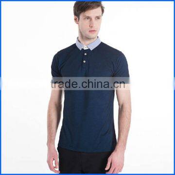 Newest design stand collar polo shirt and button up polo shirts or cheap plain tshirts accept OEM service