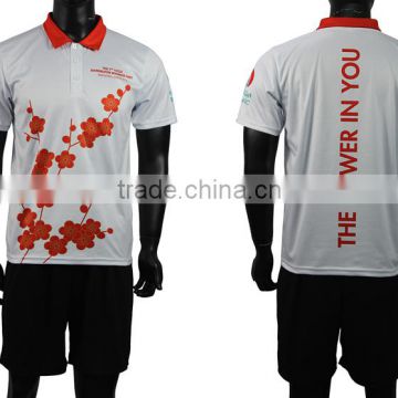 New style sublimation polo shirts with cheap price