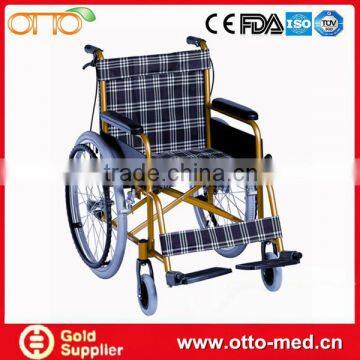 Aluminum lightweight folding wheelchair