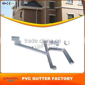 Wholesale price Wanael anti-fading Brown, dark grey PVC square roof gutter, UPVC Gutter