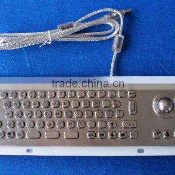 MINI Vandal Proof IP65 Stainless Steel Keyboard photo-3
