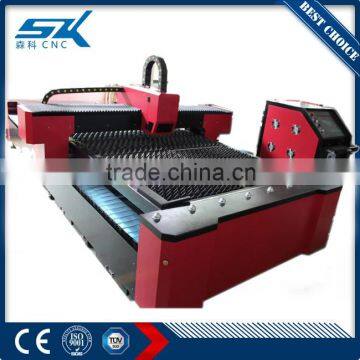 used senke laser cutting machine best sale in jinan senke on iron table carriage