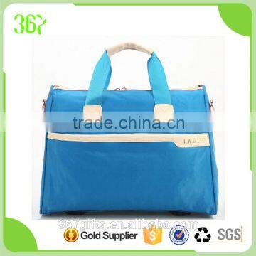 Fashion Design Candy Colour Tote Bags Wheels Trolley Bag With Zipper Pocket photo-5