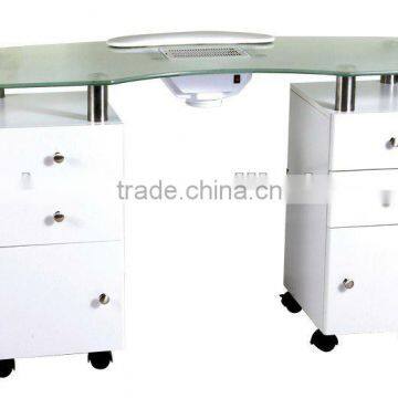 glass manicure table Armoured glass table-board YM-005B