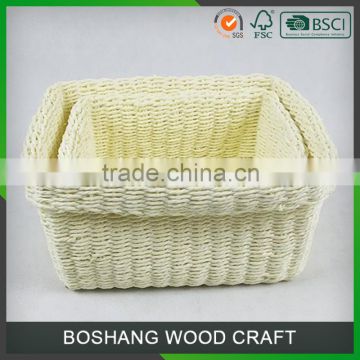 Natural Square Storage Decoration woven Storage Basket