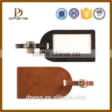 2015 Custom Designable Luggage tag leather