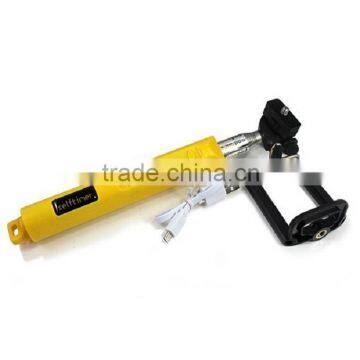 New market trend Aluminum alloy extendable handheld wireless bluetooth monopod selfie stick