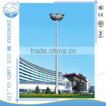 Best price high mast lighting tower LED high pole light 16 lights in manufacturer