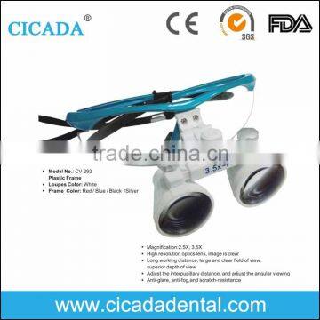 CICADA Magnifying glasses 2.5x 3.5x medical led dental Loupes with headlight