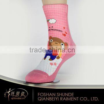 Cartoon printing socks design custom kids socks