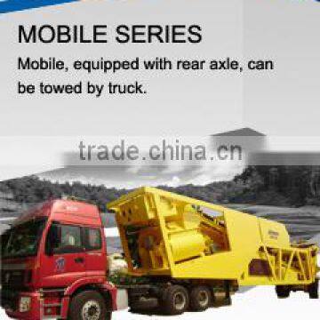 Mobile Concrete mixing plant