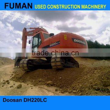 USED construcktion crawler excavator machine Doosan DH220LC-7 used excavator
