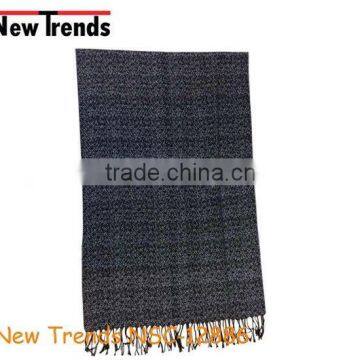 Black & white colors woven man pashmina