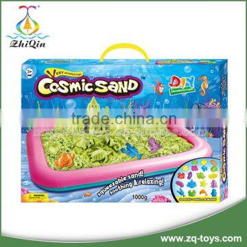 Safe material sand castle molds toy magic sand toys educational toy for wholesales