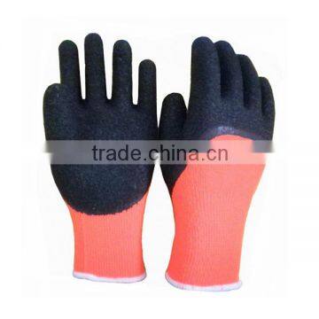 Cheap Black Latex Safety Working Gloves for Industry