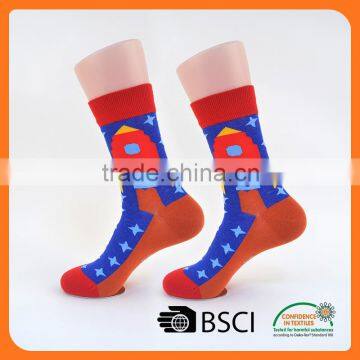 happy custom dress socks