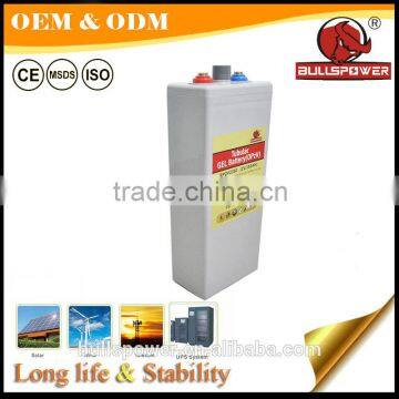 free sealed 2-350 Solar energy system solar gel battery 350a opzv 2v 350ah