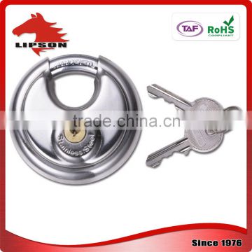 LS-A01 industrial and machinery application Stainless Steel Discus Padlock