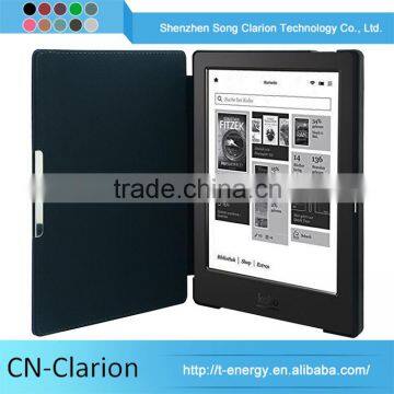 Hot Selling Genuine Leather Smart Case Cover For Kobo Aura Customs Genuine Leather Cheap Mobile Phone Case photo-4