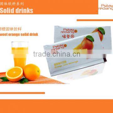 Sweet orange solid drink, good taste and best price