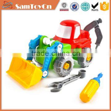 Children Diy Toy Truck Plastic Assembly Toys
