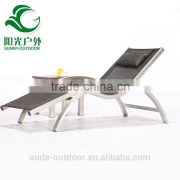 Hot sale leisure outdoor garden high chaise lounge