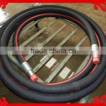 Hydraulic rubber hose with steel wire reinforcment