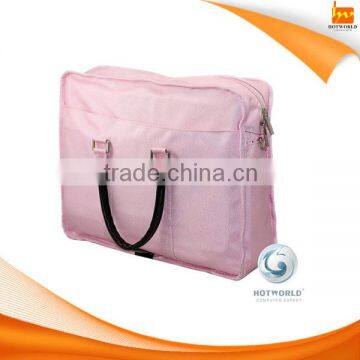 14 inch nylon laptop bags for girls stylish carrying pink laptop bag