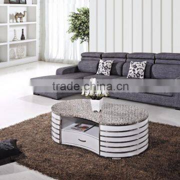 Classic Design Marble Top Round Coffee Table