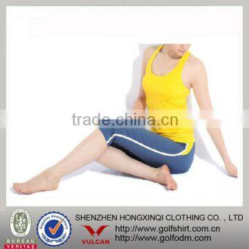 Modal sleeveness fitting yoga clothing