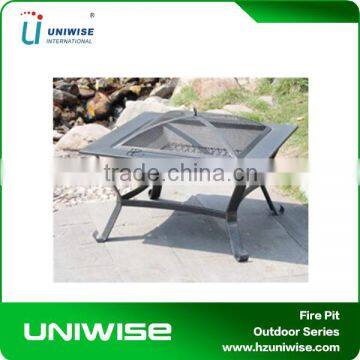 Square Outdoor Wood Burning Fire pit Outdoor Fire Pit
