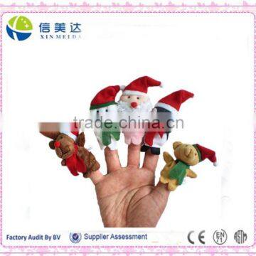 Christmas Claus Finger Puppets Toy For Children Christmas Gift