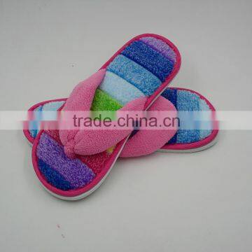 Colorful Coral Velvet Slippers, Flip-flops, Photo Graph