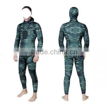 Camo. 2PCS COOL wetsuits, john jacket wetsuits, spear fishing wetsuits