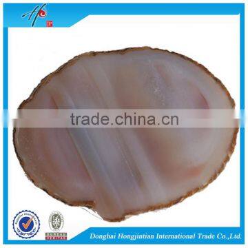 HJT stock raw agate stone slices wholesale