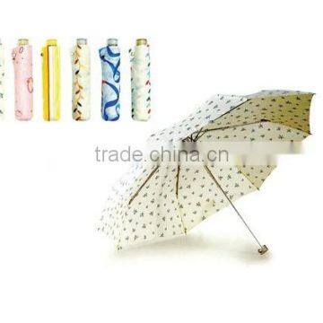 China Supplier Top Quality Logo Printed small pocket folding umbrella