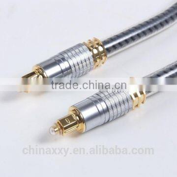 High quality toslink to toslink audio fiber optic cable price 1M