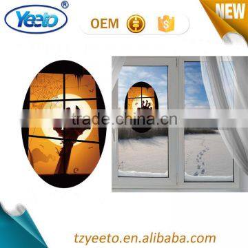 Halloween Holiday PVC Removable Adhesive Glass Sticker photo-2