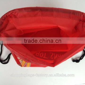 Wholesale 210D Polyester Kids Promotional Customized Drawstring Sports Bag photo-4
