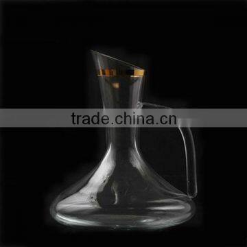 Hand blown glass decanter,wine decanter