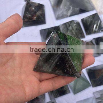 Gorgeous High Quality Green Phantom Crystal Pyramid Decor photo-3