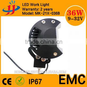 Waterproof 7inch 36w Led Tractor Work Lighting Car Led Light Bar off Road Led Light Bar