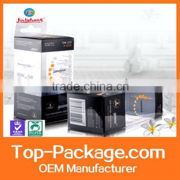 hard plastic packaging pvc folding printing transparent box