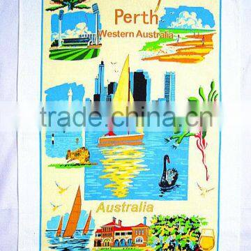 Multi-color Thanksgiving Print Cotton Extra Large Tea Towels