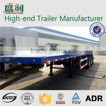 tri axle 50 Tons heavy duty widely used container chassis semi trailer for sale