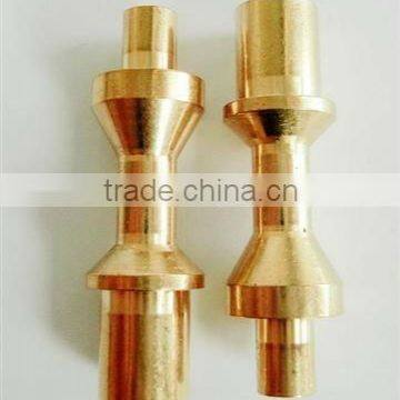 auto brass machining shaft brass axle shaft brass roller shaft